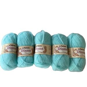 Patons Diana Yarn Robin Egg Blue NEW (Lot 2)